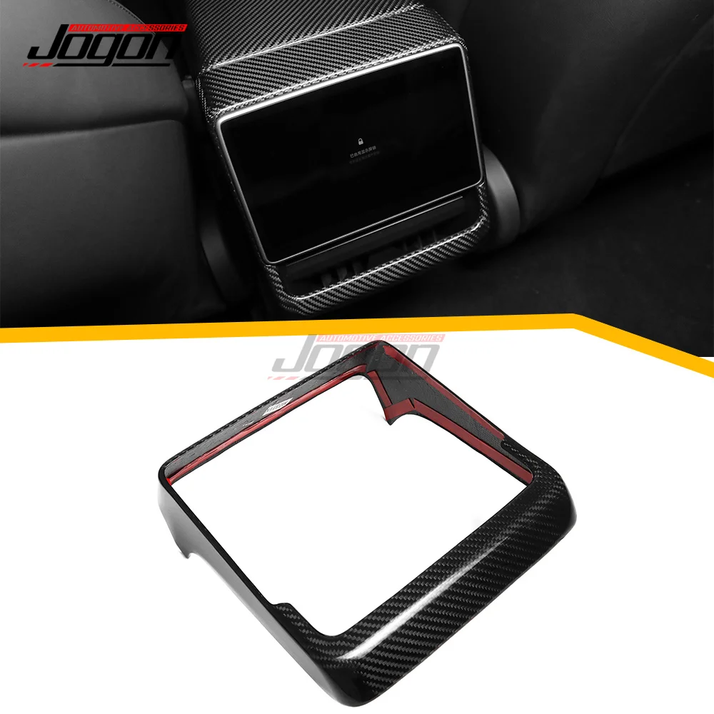 For Tesla Model 3 Highland 2023+ Rear Display Screen Outer Frame With AC Vent Cover Interior Decor Real Carbon Fiber Accessories
For Tesla Model 3 Highland 2023+ Rear Display Screen Outer Frame With AC Vent Cover Interior Decor Real Carbon Fiber Accessories