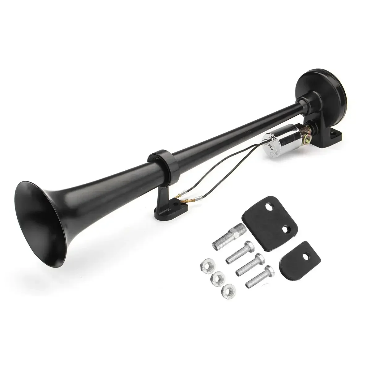 12-24V 150dB Car Signal Air Horn Single Long Tube Black Air Horn Super Loud Single Trumpet Speaker for Boat Train Autombiles
12-24V 150dB Car Signal Air Horn Single Long Tube Black Air Horn Super Loud Single Trumpet Speaker for Boat Train Autombiles