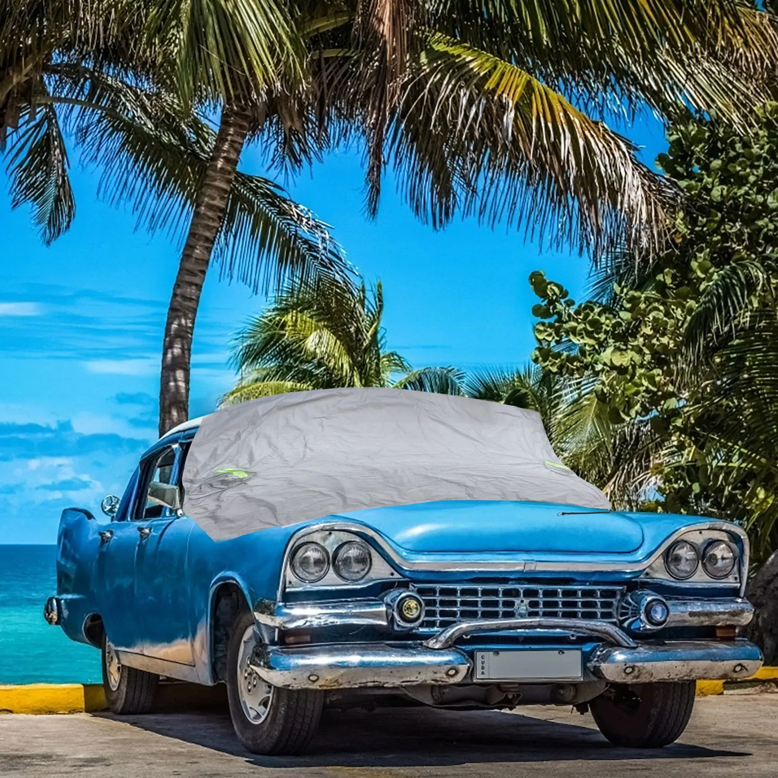 Auto Vehicle Front Windscreen Frost Cover Waterproof Snow Shield Stops Sun Rays Keeps Car Seat Cool Pressure Resistant Anti-Uv
Auto Vehicle Front Windscreen Frost Cover Waterproof Snow Shield Stops Sun Rays Keeps Car Seat Cool Pressure Resistant Anti-Uv