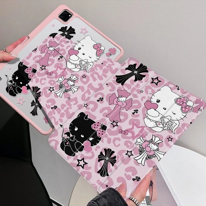 Cute Pink Hellokitty Trifold Acrylic IPad Case for Air8 Air7 Mini7 Pro 2025 A16 11th 10th 9th 10.2in 720° Rotatable Tablet Cover
Cute Pink Hellokitty Trifold Acrylic IPad Case for Air8 Air7 Mini7 Pro 2025 A16 11th 10th 9th 10.2in 720° Rotatable Tablet Cover