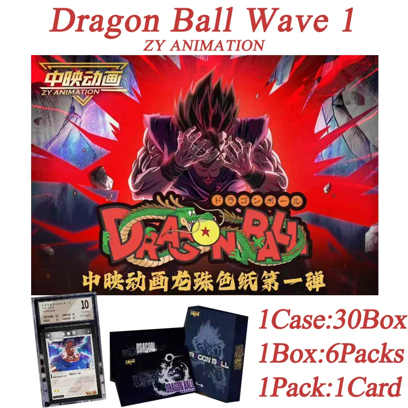 Full New ZY Animation Dragon Ball Wave 1 Collection Cards Culture Anime Character Table Board Game Playing Cards For Fans
Full New ZY Animation Dragon Ball Wave 1 Collection Cards Culture Anime Character Table Board Game Playing Cards For Fans