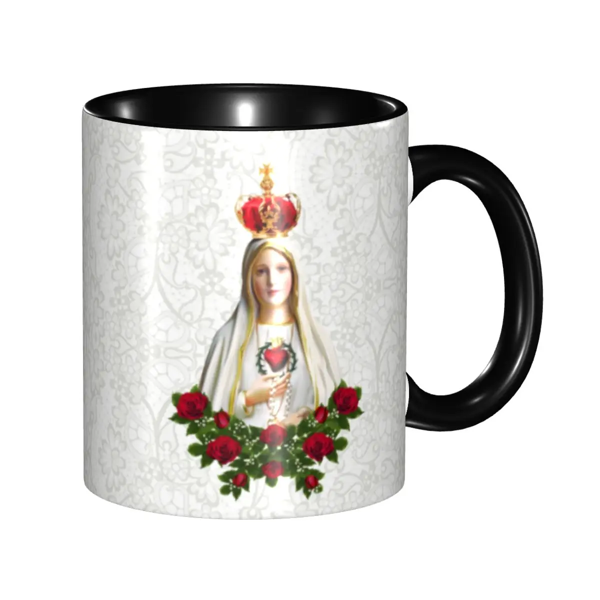 Our Lady Of Fatima Virgin Mary Coffee Mug DIY Personalized Portugal Rosary Catholic Ceramic Milk Tea Mug Cup
Our Lady Of Fatima Virgin Mary Coffee Mug DIY Personalized Portugal Rosary Catholic Ceramic Milk Tea Mug Cup