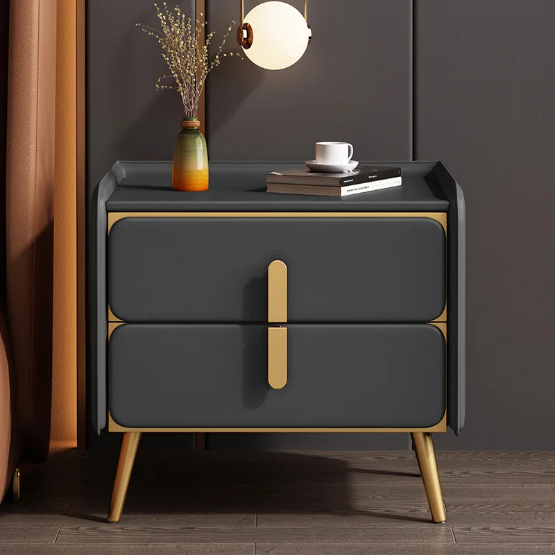 Nordic Style Wooden Bedside Table with 2 Drawers Faux Leather Bedroom Nightstands Side Storage Cabinet
Nordic Style Wooden Bedside Table with 2 Drawers Faux Leather Bedroom Nightstands Side Storage Cabinet