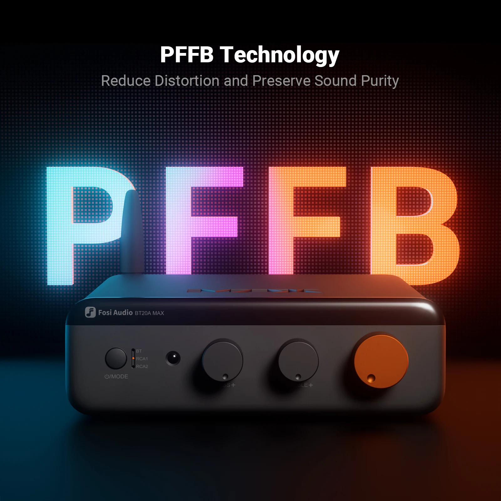 Fosi Audio 2.1 Channel Hifi Stero Amplifier BT20A Max Hifi Amplifier PFFB technology 300W*2 Class D Power BT6.0 Amplifer amp
Fosi Audio 2.1 Channel Hifi Stero Amplifier BT20A Max Hifi Amplifier PFFB technology 300W*2 Class D Power BT6.0 Amplifer amp
