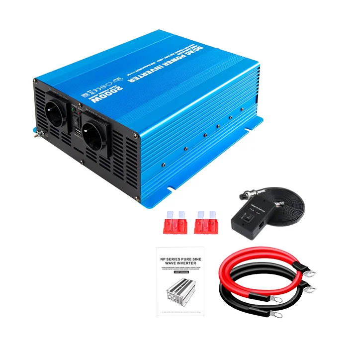 NP2000 2000W Pure Sine Wave Power Inverter DC 12V/24V/48V to AC 220V/230V/240V Off-Grid Converter for Car RV Truck Camper Yacht
NP2000 2000W Pure Sine Wave Power Inverter DC 12V/24V/48V to AC 220V/230V/240V Off-Grid Converter for Car RV Truck Camper Yacht