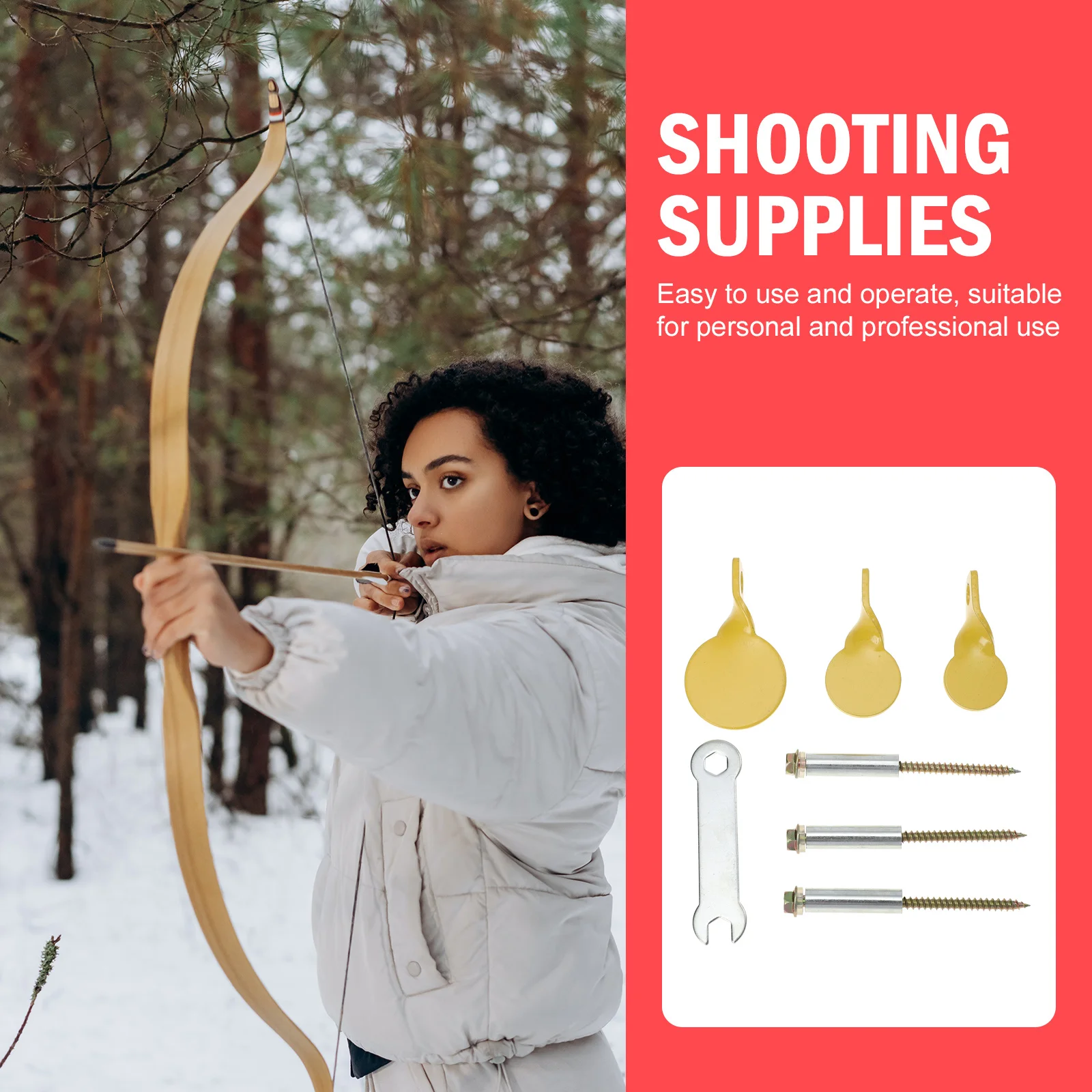 1 Set Stainless Steel Spinning Target Kit Bright Color Easy Install Shooting Exercise Target For Training Hanging
1 Set Stainless Steel Spinning Target Kit Bright Color Easy Install Shooting Exercise Target For Training Hanging
