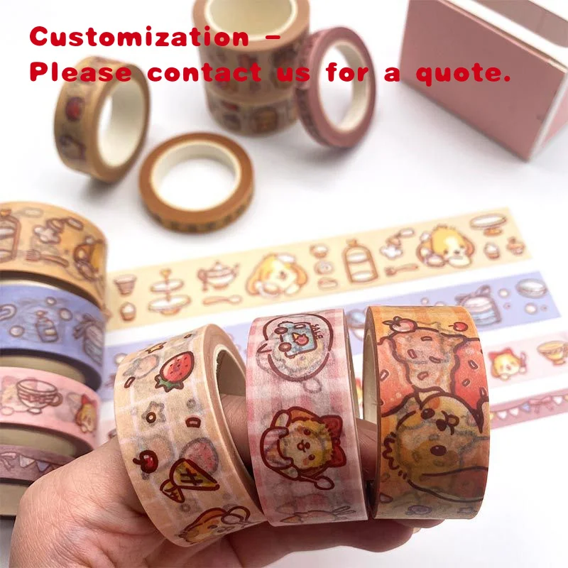 На заказ. Японская лента васи с принтом на заказ в дизайне домашних животных, акриловая клейкая малярная лента, наклейки васи
На заказ. Японская лента васи с принтом на заказ в дизайне домашних животных, акриловая клейкая малярная лента, наклейки васи