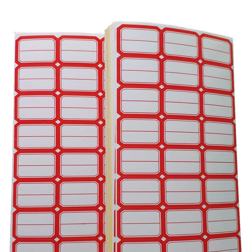 80 Sheets 24 Labels Each Label Paper for Handwritten Price Tags Name Tags for Office School Party Event Classroom
80 Sheets 24 Labels Each Label Paper for Handwritten Price Tags Name Tags for Office School Party Event Classroom