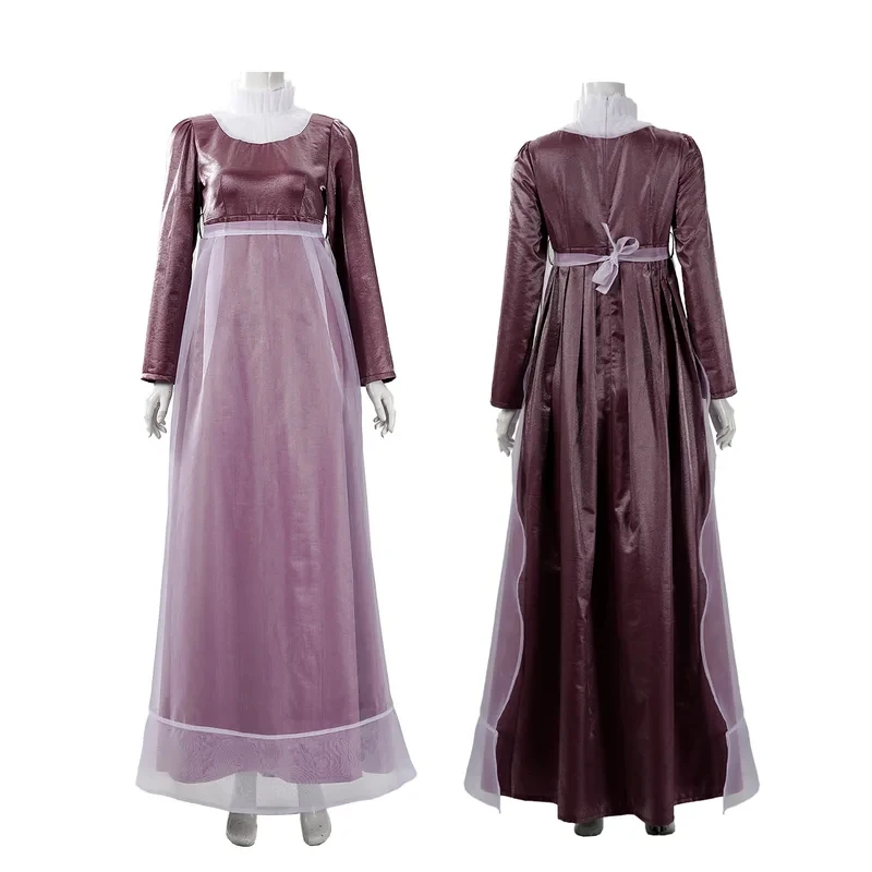 Euro 7 Cos Sophie Cosplay Costume Deep Purple Medieval Maid Vintage Dress Tulle Skirt Overlay Set for Women Halloween 【【【2
Euro 7 Cos Sophie Cosplay Costume Deep Purple Medieval Maid Vintage Dress Tulle Skirt Overlay Set for Women Halloween 【【【2