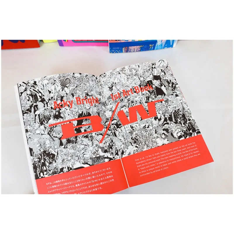 Acky Bright Artwork Art Book B/W Original Illustration Collection Manga Anime Comic Cyberpunk Beauty Line Art Sketch
Acky Bright Artwork Art Book B/W Original Illustration Collection Manga Anime Comic Cyberpunk Beauty Line Art Sketch