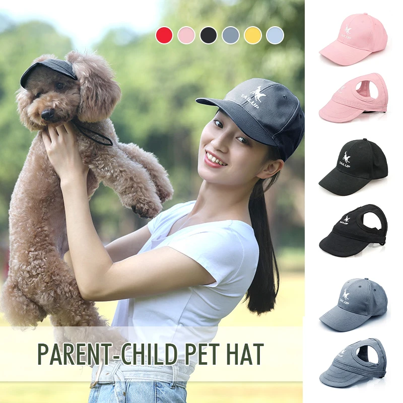 S-XL Pet Parent-Child Hat Adjustable Spring Summer Pet Hat Outdoor Dog Baseball Cap With Ear Holes Small Medium Pet Accessories
S-XL Pet Parent-Child Hat Adjustable Spring Summer Pet Hat Outdoor Dog Baseball Cap With Ear Holes Small Medium Pet Accessories