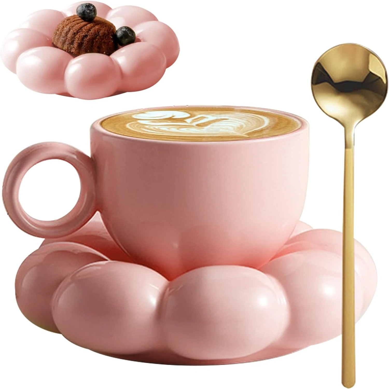 Charming sunflower design elegant white ceramic coffee mug set with a beautiful spoon and saucer - Adorable 200ML cloud sunflowe
Charming sunflower design elegant white ceramic coffee mug set with a beautiful spoon and saucer - Adorable 200ML cloud sunflowe