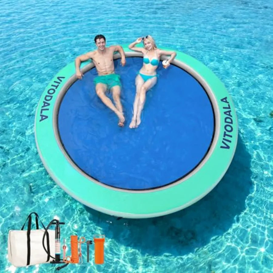 Inflatable Round Water Hammock Floating Ring for Lake Pool Heavy Duty Float Island Platform for Adults Sunshade Float Ring in B
Inflatable Round Water Hammock Floating Ring for Lake Pool Heavy Duty Float Island Platform for Adults Sunshade Float Ring in B