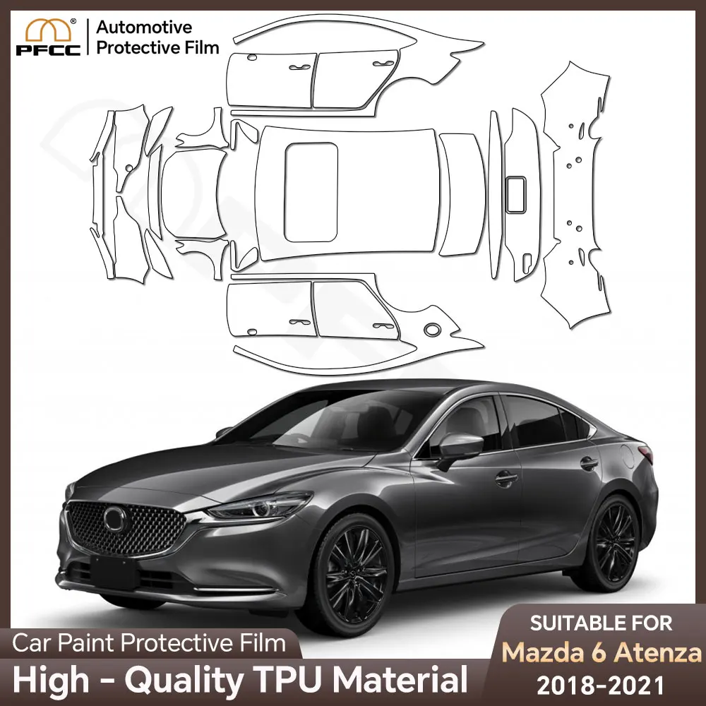 For Mazda 6 Atenza 2018-2021 Pre-cut Paint Protection Film Clear TPU PPF Anti Scratch Accessories 8.5thick Transparent Sticker
For Mazda 6 Atenza 2018-2021 Pre-cut Paint Protection Film Clear TPU PPF Anti Scratch Accessories 8.5thick Transparent Sticker
