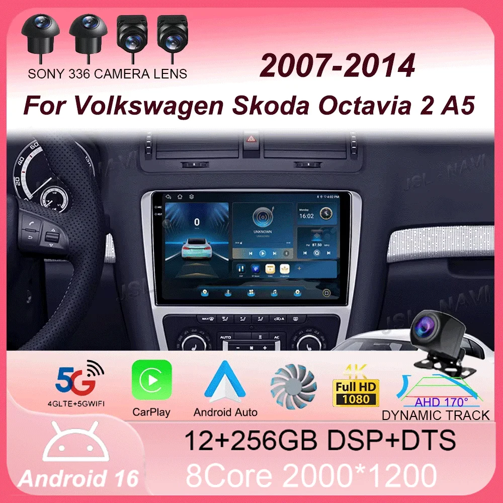 Car Radio Android 16 for Volkswagen Skoda Octavia 2 A5 2007 - 2014 Multimedia Video Player Navigation 2Din Carplay DVD Head Unit
Car Radio Android 16 for Volkswagen Skoda Octavia 2 A5 2007 - 2014 Multimedia Video Player Navigation 2Din Carplay DVD Head Unit