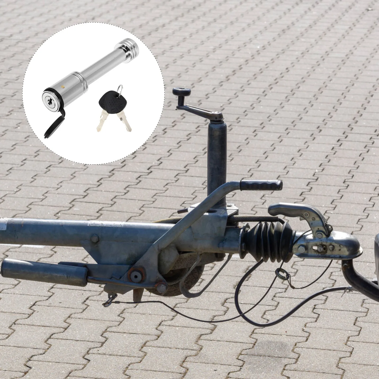 Замок для фаркопа прицепа, 1 шт., противоугонный, пыле- и влагозащищенный, для обеспечения безопасности
Замок для фаркопа прицепа, 1 шт., противоугонный, пыле- и влагозащищенный, для обеспечения безопасности