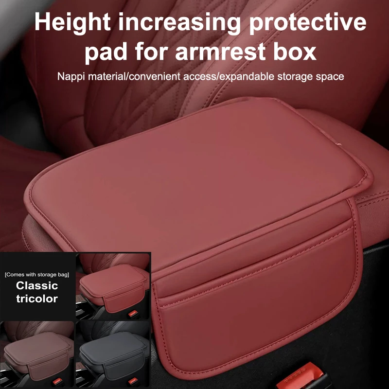 Universal Car Armrest Mat Protective Cover Arm Rest Storage Box Booster Cushion With Pocket Auto Interior Accessories
Universal Car Armrest Mat Protective Cover Arm Rest Storage Box Booster Cushion With Pocket Auto Interior Accessories