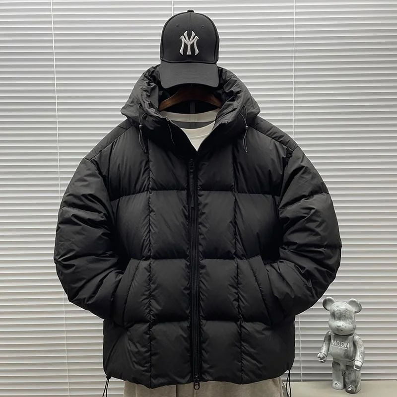 Winter Thiened Men's down Jaet Casual Faion Brand Loose Matching White Du down Warm Hooded Coat Ci Casual Urban Sle
Winter Thiened Men's down Jaet Casual Faion Brand Loose Matching White Du down Warm Hooded Coat Ci Casual Urban Sle