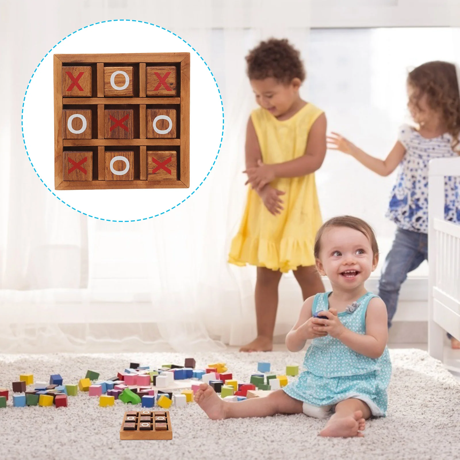 Xo Chess Children's Toys Tick Crosses Game Puzzles Toddler Kids Wooden Board Games Classic Oversized Large
Xo Chess Children's Toys Tick Crosses Game Puzzles Toddler Kids Wooden Board Games Classic Oversized Large
