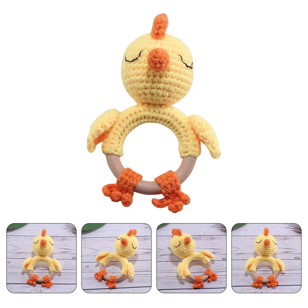 1pc Wooden Hand Baby Chick Shape Creative Rattle Toddler Musical Plaything Infant Handheld Adorable Wooden Rattle For Sensory
1pc Wooden Hand Baby Chick Shape Creative Rattle Toddler Musical Plaything Infant Handheld Adorable Wooden Rattle For Sensory