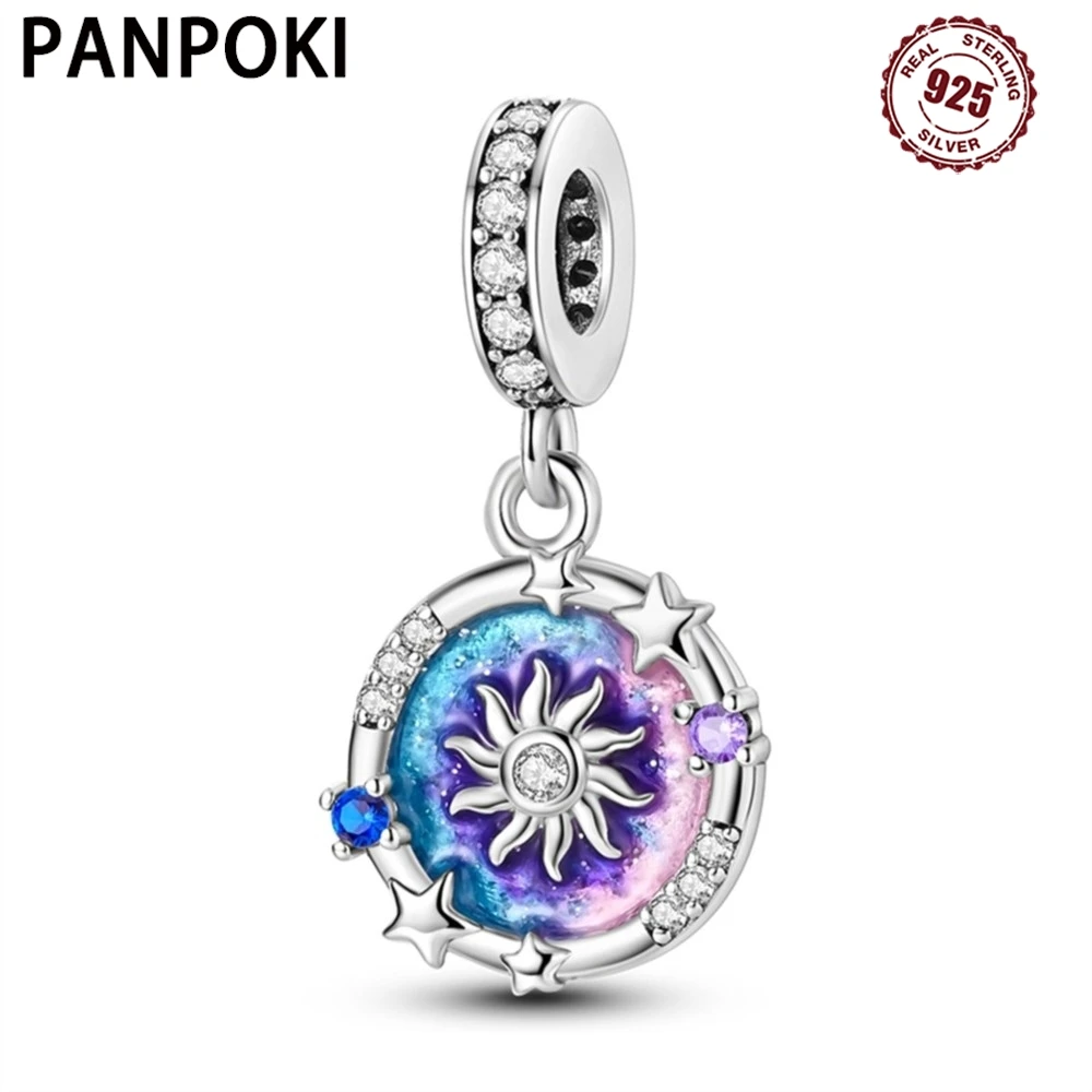 PANPOKI 925 Sterling Silver Colorful Star Chart Original Pendants Bracelet Charms Jewelry Party Beads DIY Trendy Gifts
PANPOKI 925 Sterling Silver Colorful Star Chart Original Pendants Bracelet Charms Jewelry Party Beads DIY Trendy Gifts