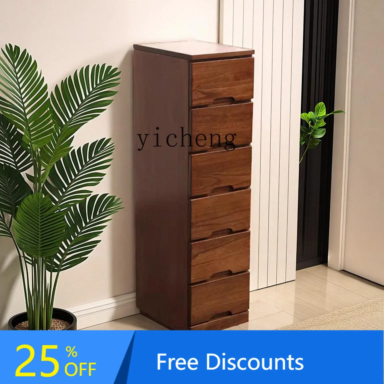simple solid wood mini chest of drawers narrow cabinet bedside drawer storage locker
simple solid wood mini chest of drawers narrow cabinet bedside drawer storage locker
