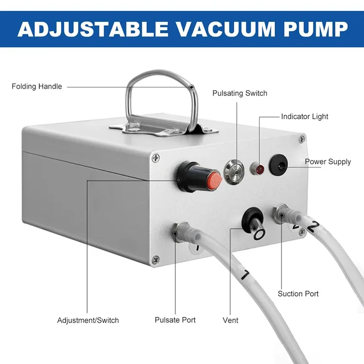 9L Goat Electric Milking Machine Automatic Rechargeable Battery Powered Pulsation Vacuum Pump Goat Milking Machine
9L Goat Electric Milking Machine Automatic Rechargeable Battery Powered Pulsation Vacuum Pump Goat Milking Machine