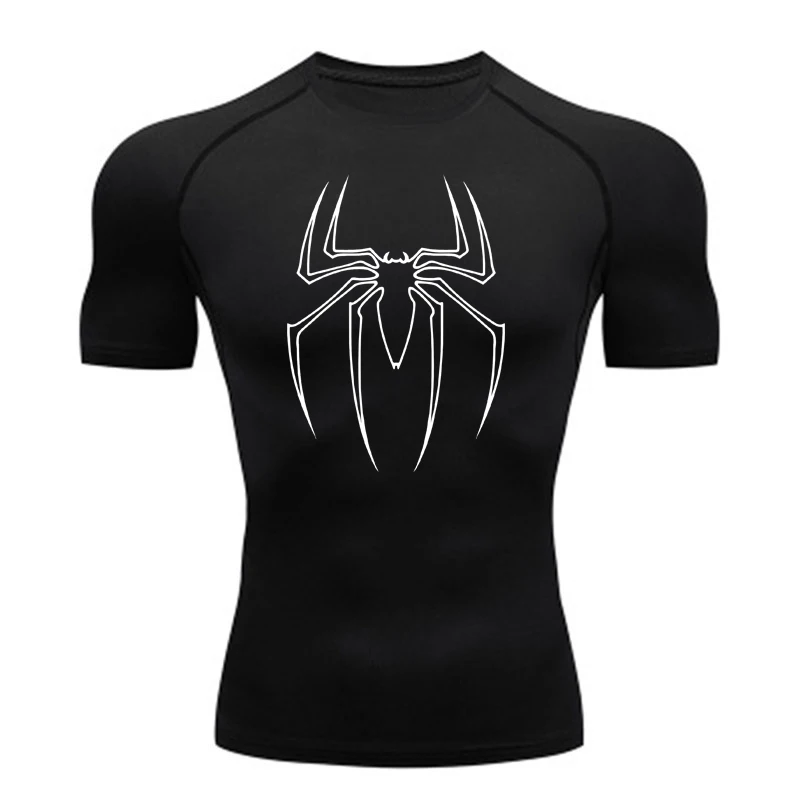Men's Spider Print Compression Shirt, Quick Dry T-Shirt, Gym Running Jersey, Breathable Short Sleeve, Spring, Summer, M-3XL
Men's Spider Print Compression Shirt, Quick Dry T-Shirt, Gym Running Jersey, Breathable Short Sleeve, Spring, Summer, M-3XL