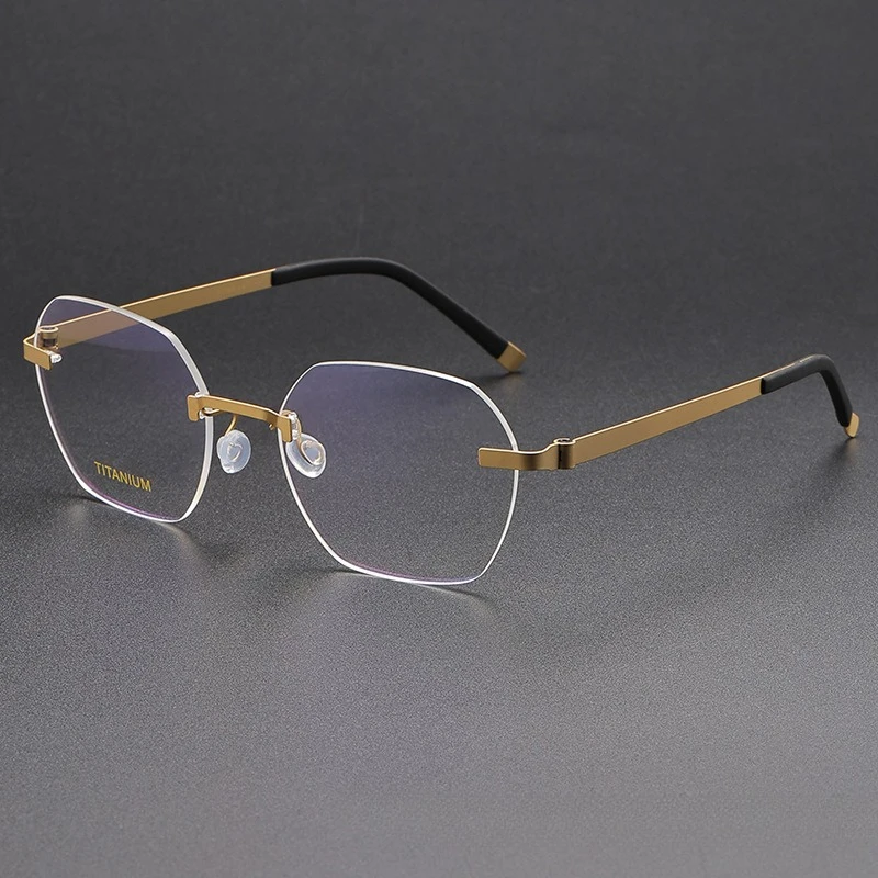 New Screw-free Business Versatile Polygon Frameless Spectacle Frame Unisex Style Can Be Paired Anti-blue Light Myopia Glasses
New Screw-free Business Versatile Polygon Frameless Spectacle Frame Unisex Style Can Be Paired Anti-blue Light Myopia Glasses
