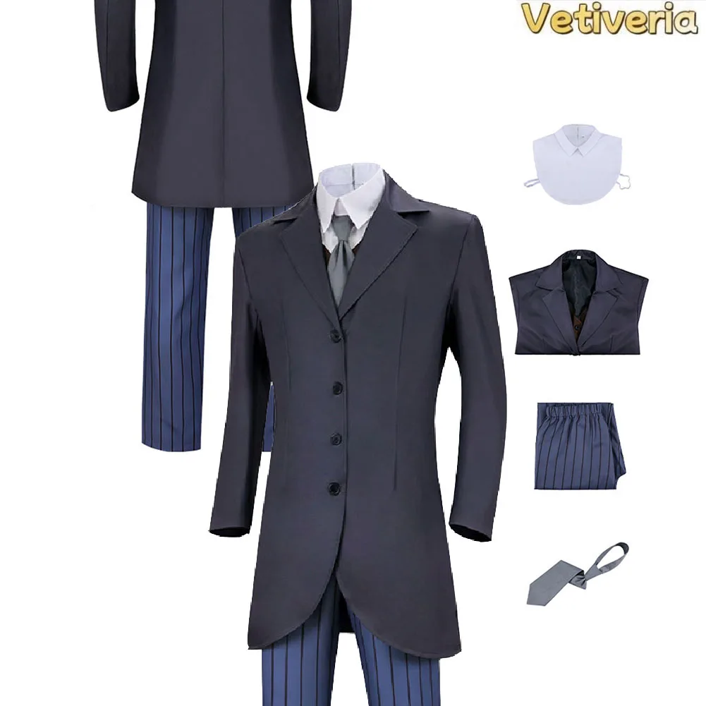 Victor Cosplay Uniform Costume Movie Corpse Cartoon Bride Roleplay Coat Pants Tie Set Halloween Carnival Party Disguise Suits
Victor Cosplay Uniform Costume Movie Corpse Cartoon Bride Roleplay Coat Pants Tie Set Halloween Carnival Party Disguise Suits