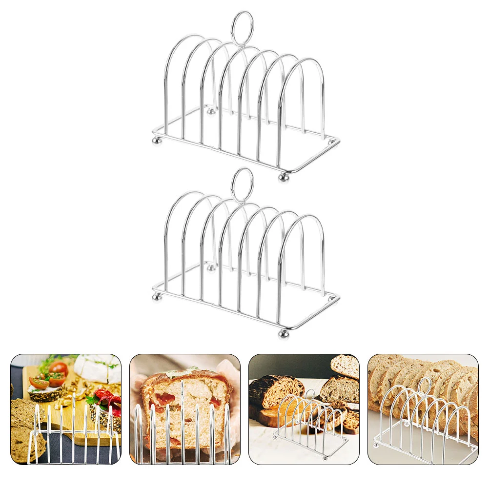 2pcs Stainless Steel Bread Rack Countertop Daily Use Toast Stand Kitchen Holder Desktop Reusable Metal Loaf Display Cooling
2pcs Stainless Steel Bread Rack Countertop Daily Use Toast Stand Kitchen Holder Desktop Reusable Metal Loaf Display Cooling