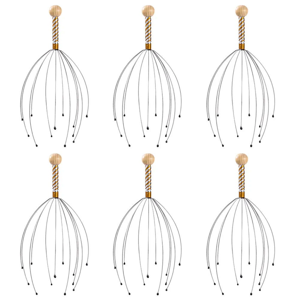6Pcs Scalp Massager Head Massaging Tool Multi-Function Handheld Massager for Neck Shoulders Legs Arms Feet Relaxation Deep
6Pcs Scalp Massager Head Massaging Tool Multi-Function Handheld Massager for Neck Shoulders Legs Arms Feet Relaxation Deep