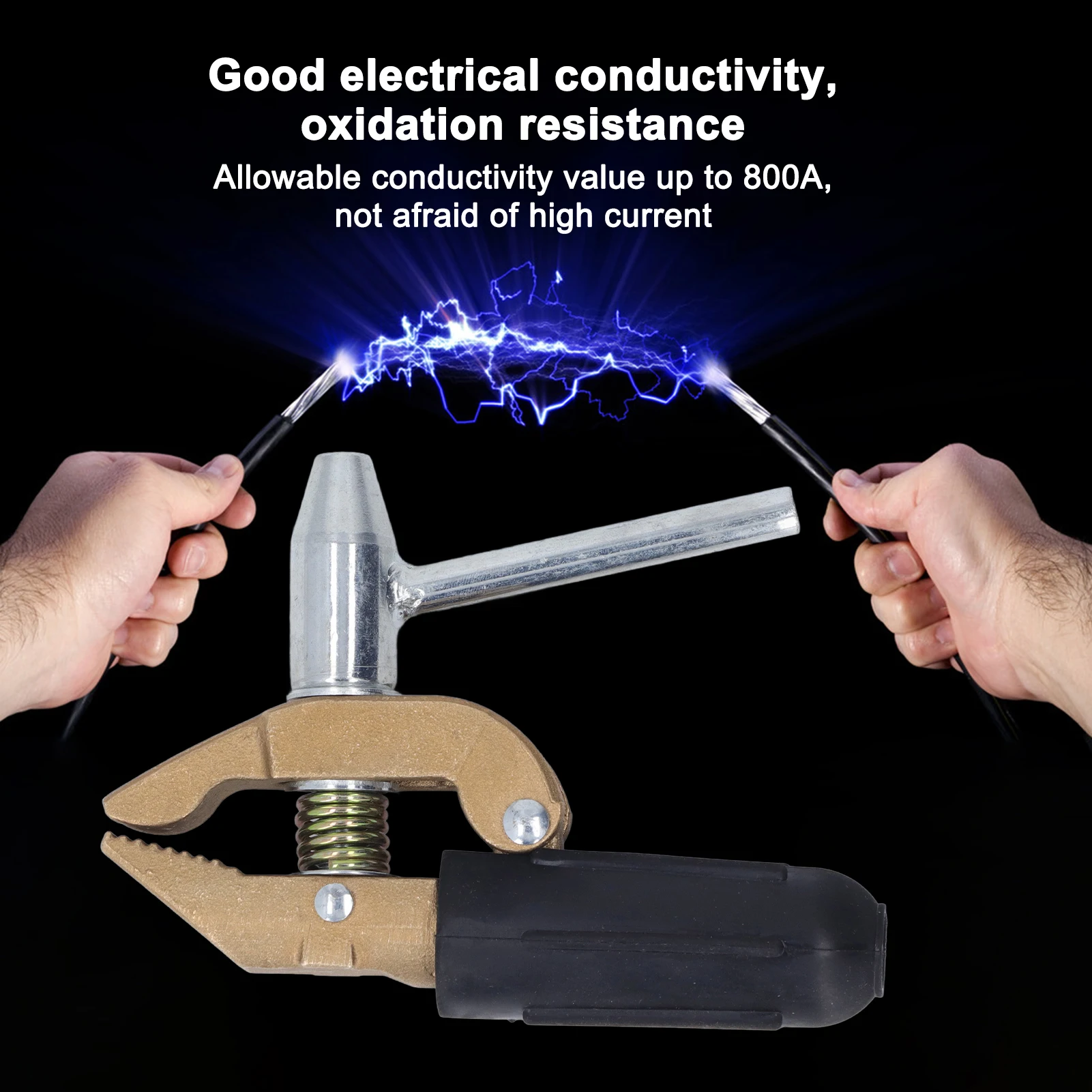 Зажим заземления для сварки 800А, латунный, с резьбой, для аппаратов TIG/MIG/MMA и плазменной резки, с резиновой втулкой, практичный
Зажим заземления для сварки 800А, латунный, с резьбой, для аппаратов TIG/MIG/MMA и плазменной резки, с резиновой втулкой, практичный