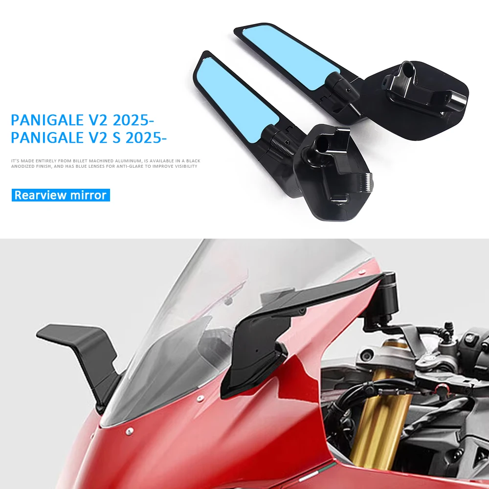 Motorcycle For Ducati Panigale V2 S V2S 2025 2026 Mirrors Stealth Mirrors Sports Winglets Mirror Kit Adjustable Wing Mirrors
Motorcycle For Ducati Panigale V2 S V2S 2025 2026 Mirrors Stealth Mirrors Sports Winglets Mirror Kit Adjustable Wing Mirrors