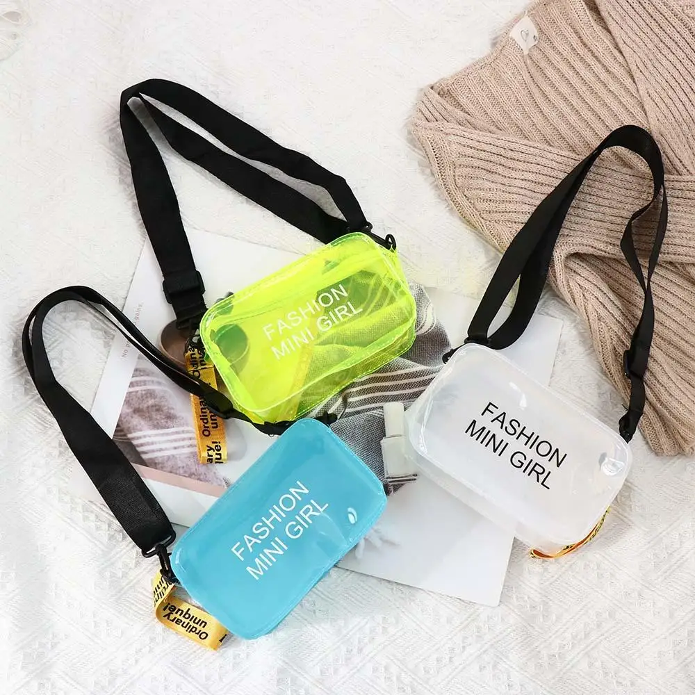 Fashion PVC Candy Color Clear Sweet Handbags Messenger Bag Shoulder Bag Crossbody Bags Transparent Jelly Bag
Fashion PVC Candy Color Clear Sweet Handbags Messenger Bag Shoulder Bag Crossbody Bags Transparent Jelly Bag