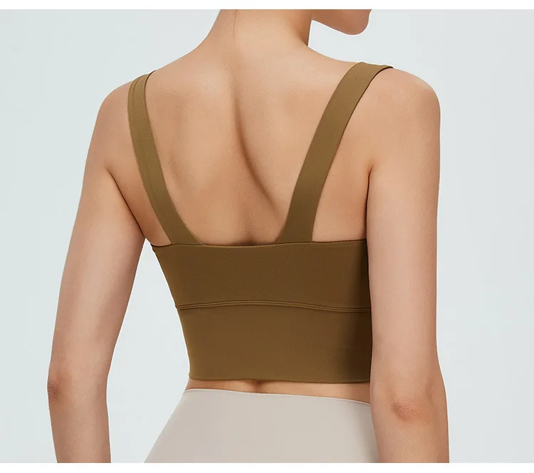 High Support Breathable Women Tank Top Gym Sports Bra Yoga Bra Stretch Pull Up Underwear Chest Pad Fitness Workout Vest
High Support Breathable Women Tank Top Gym Sports Bra Yoga Bra Stretch Pull Up Underwear Chest Pad Fitness Workout Vest