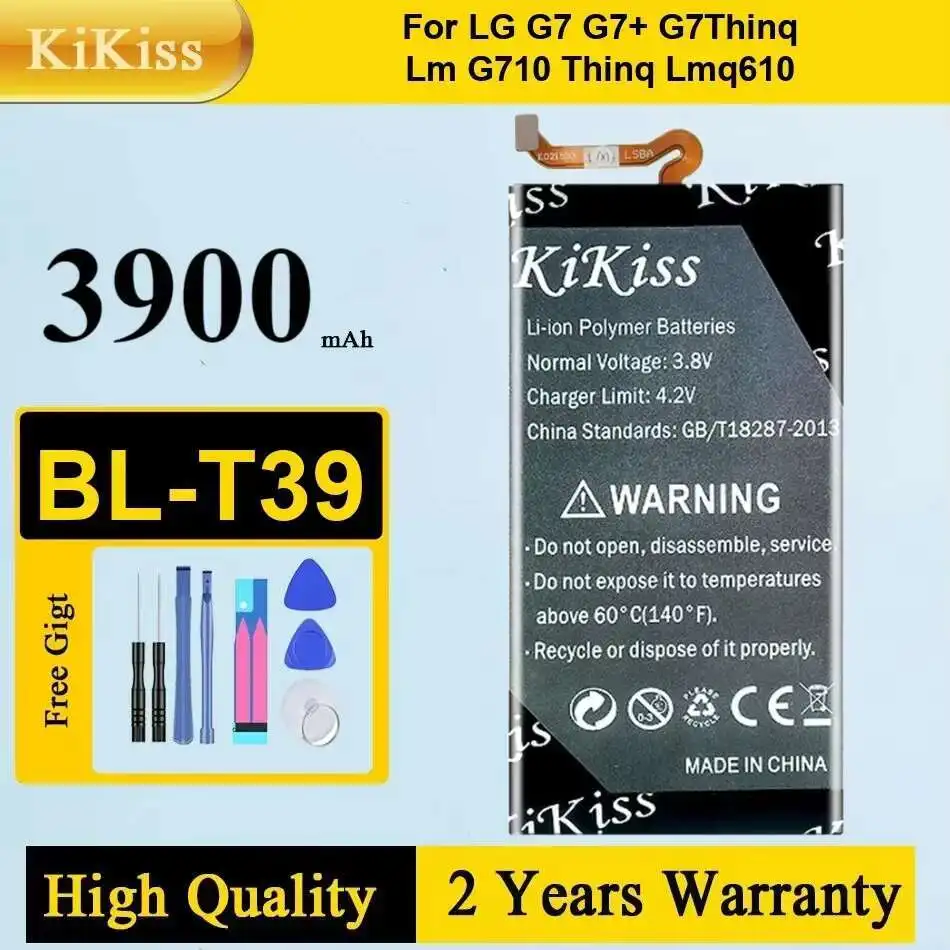 BL-T39 Аккумулятор мобильного телефона для LG G7 G7 + G7ThinQ LM G710 ThinQ G710 Q7 + LMQ610
BL-T39 Аккумулятор мобильного телефона для LG G7 G7 + G7ThinQ LM G710 ThinQ G710 Q7 + LMQ610