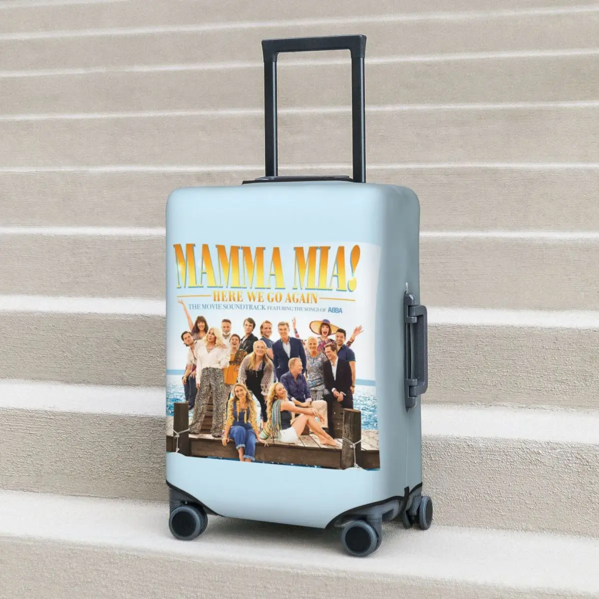 Mamma Mia Suitcase Cover Protection Elastic Travel Luggage Protector Covers for 18-32 Inch
Mamma Mia Suitcase Cover Protection Elastic Travel Luggage Protector Covers for 18-32 Inch