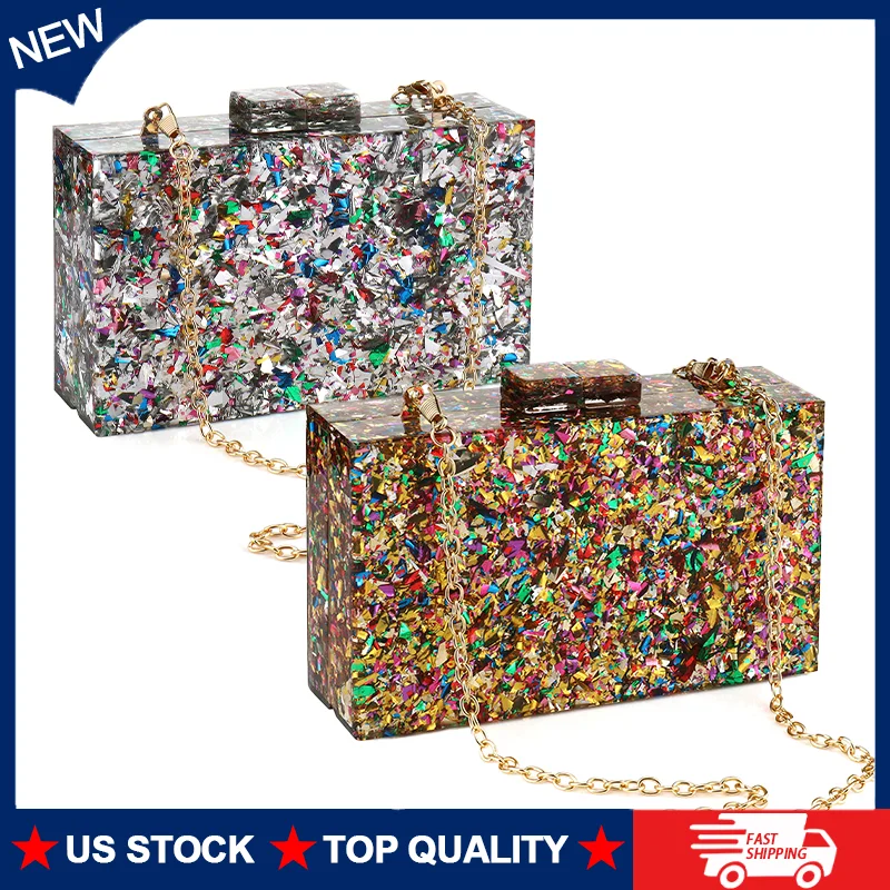 Acrylic Purses and Handbags for Women Multicolor Perspex Geometric Patterns Box Clutch Banquet Evening Crossbody Bags
Acrylic Purses and Handbags for Women Multicolor Perspex Geometric Patterns Box Clutch Banquet Evening Crossbody Bags