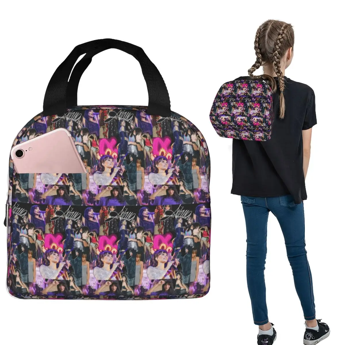 Aitana Ocana Singer Insulated Lunch Bag for Women Children Portable Food Boxes Thermal Lunch Box Tote
Aitana Ocana Singer Insulated Lunch Bag for Women Children Portable Food Boxes Thermal Lunch Box Tote