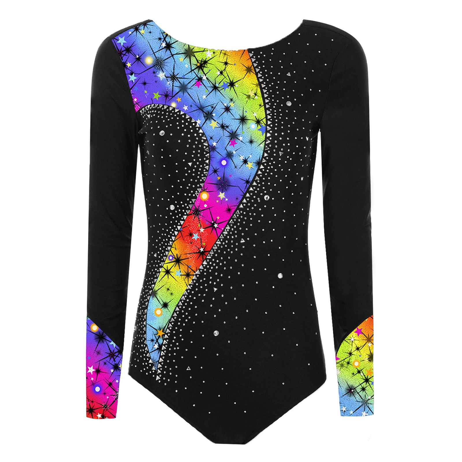 Womens Athletic Bodysuit Rhinestone Acrobatics Ballet Figure Skating Leotard Rhythmic Gymnastics Jumpsuit for Dance Competitions
Womens Athletic Bodysuit Rhinestone Acrobatics Ballet Figure Skating Leotard Rhythmic Gymnastics Jumpsuit for Dance Competitions