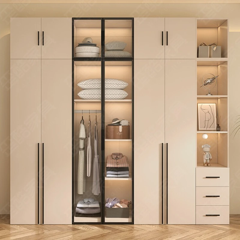 Luxury Modern Wardrobe Solid Wood Drawer Glass Display Cabinet Wardrobe Clothing Storage Guarda Roupa Nordic Furniture Bedroom
Luxury Modern Wardrobe Solid Wood Drawer Glass Display Cabinet Wardrobe Clothing Storage Guarda Roupa Nordic Furniture Bedroom