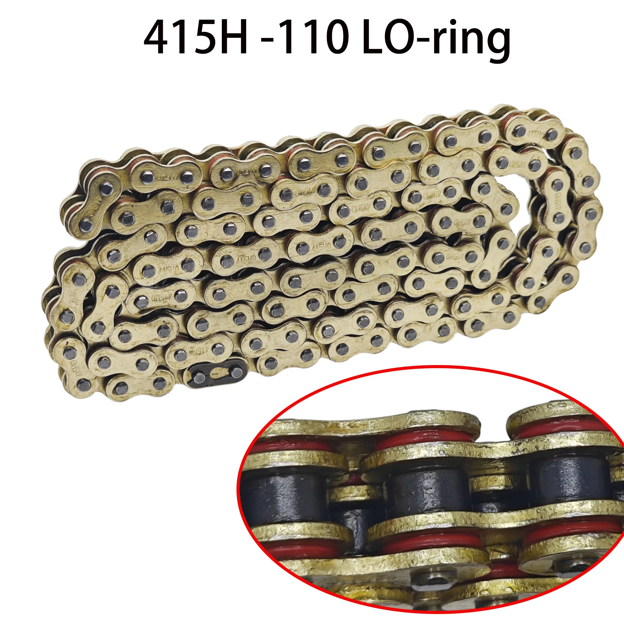 415 Oil seal Chain Sets For 415H chain 110 Link 415 chains 110 Links with Facotry SaleHigh Quality Motorcycle O-ring
415 Oil seal Chain Sets For 415H chain 110 Link 415 chains 110 Links with Facotry SaleHigh Quality Motorcycle O-ring