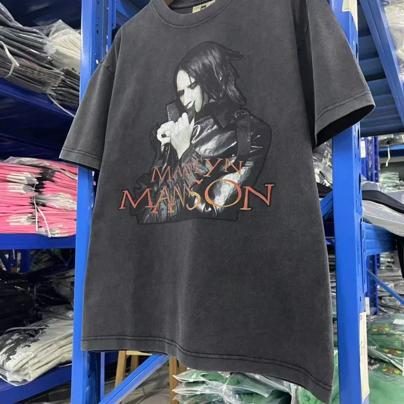 Футболка с принтом Мэрилин Мэнсон, винтажная, черная, оверсайз, в стиле рок-группы, уличная одежда
Футболка с принтом Мэрилин Мэнсон, винтажная, черная, оверсайз, в стиле рок-группы, уличная одежда
