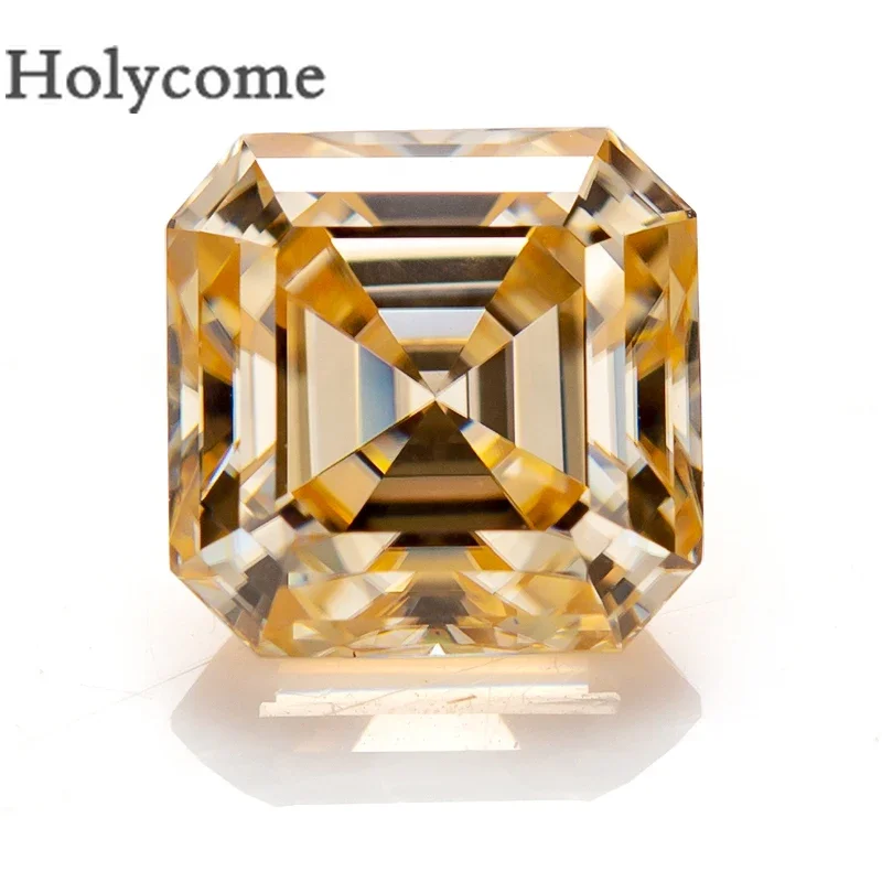 Holycome Moissanite Asscher Shape Step Cut 4x4-12.5x12.5 GRA Certificate Champagne Color Loose Moissanite Lab Created Gemstones
Holycome Moissanite Asscher Shape Step Cut 4x4-12.5x12.5 GRA Certificate Champagne Color Loose Moissanite Lab Created Gemstones
