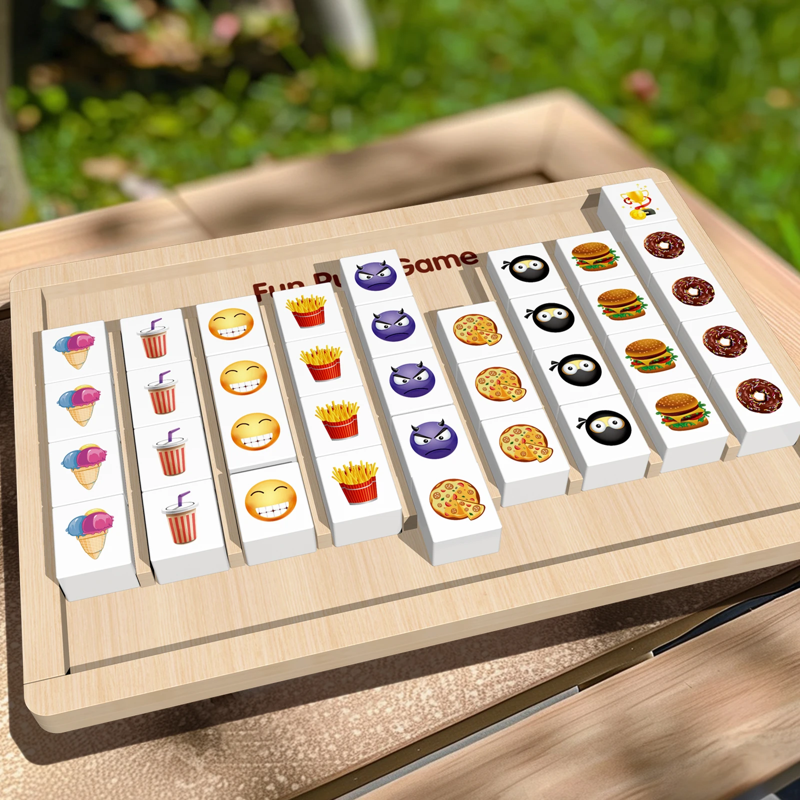 Wooden early education board game for children, interactive puzzle toys for boys and girls, elimination battle toys
Wooden early education board game for children, interactive puzzle toys for boys and girls, elimination battle toys