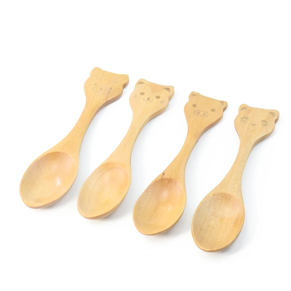 Natural Birch Cartoon Animal Spoon Children Animal Panda Pig Bear Cat Kitchen Tool Accessoires De Cuisine Wooden Scoop Coffee
Natural Birch Cartoon Animal Spoon Children Animal Panda Pig Bear Cat Kitchen Tool Accessoires De Cuisine Wooden Scoop Coffee