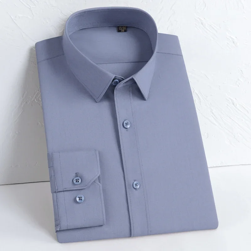 BROWON Brand 2025 Spring Tuxdeo Shirts for Men Cloth Turn Down Collar Button Up Long Sleeve Wedding Party Shirts Men Tops
BROWON Brand 2025 Spring Tuxdeo Shirts for Men Cloth Turn Down Collar Button Up Long Sleeve Wedding Party Shirts Men Tops