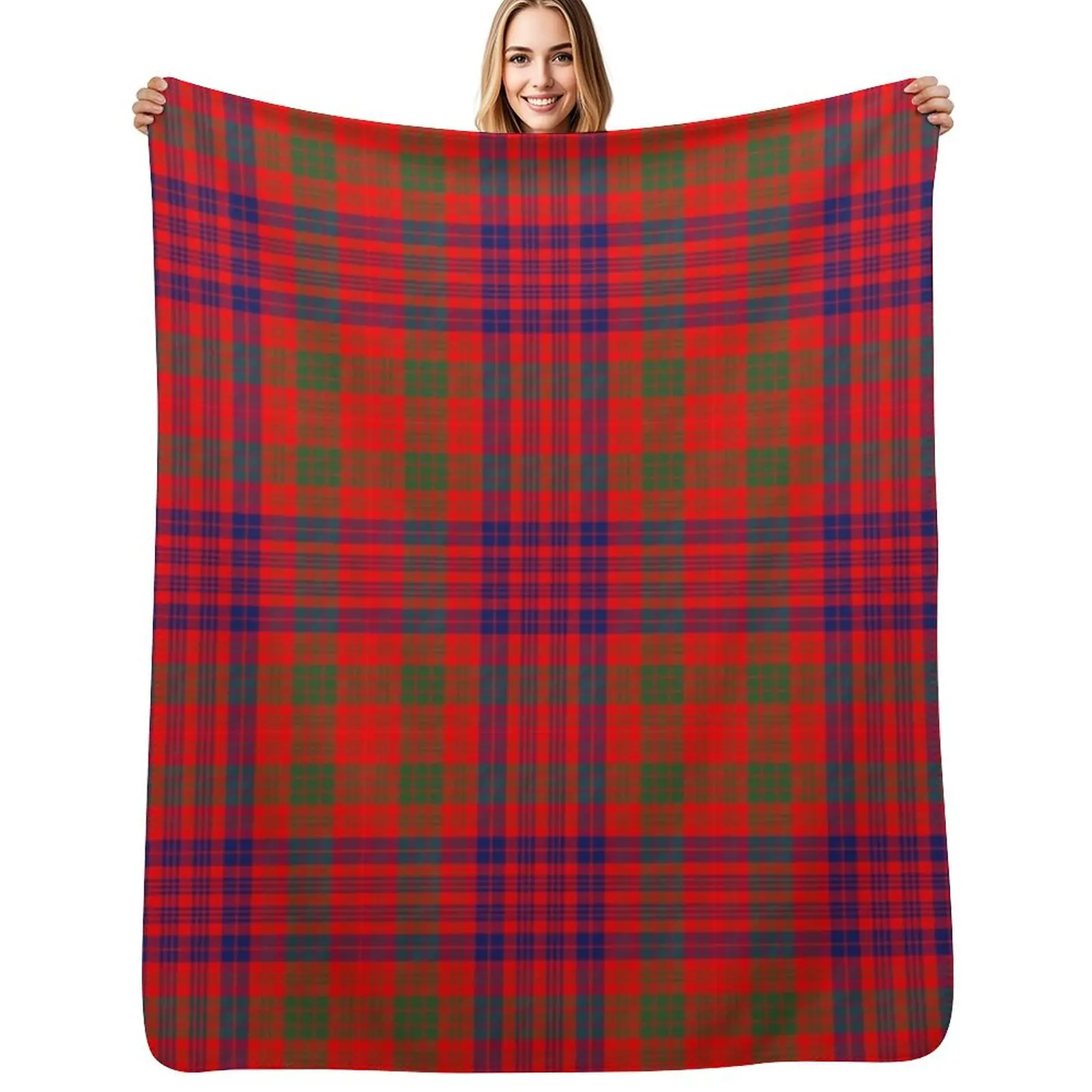 Clan Ross Tartan Throw Blanket No Pilling Soft Warm Blanket for Bed
Clan Ross Tartan Throw Blanket No Pilling Soft Warm Blanket for Bed