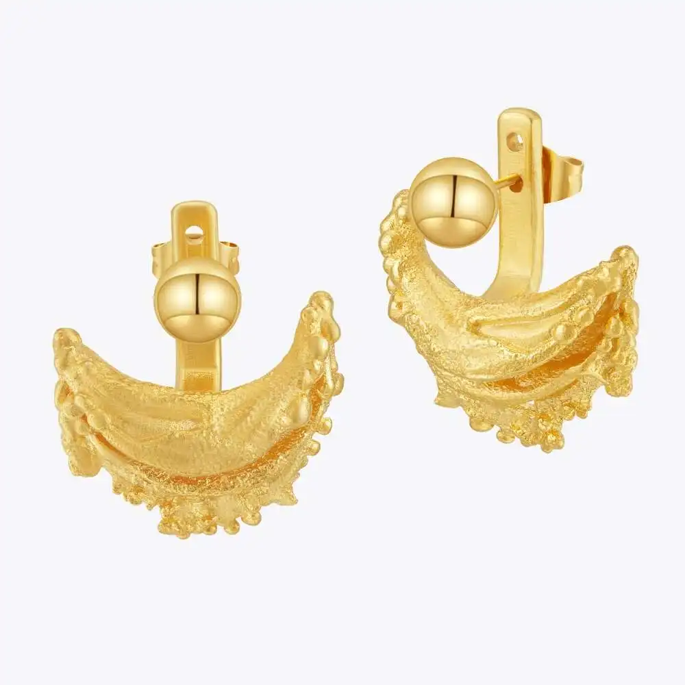 ENFASHION Vintage Irregular Waves Earrings For Women's Aretes De Mujer Gold Plated Eye Catchy Fashion Jewelry Dating E241566
ENFASHION Vintage Irregular Waves Earrings For Women's Aretes De Mujer Gold Plated Eye Catchy Fashion Jewelry Dating E241566